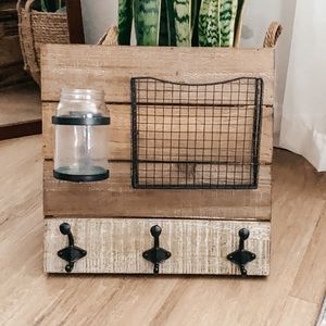 hobby lobby | rustic wooden organizer decor